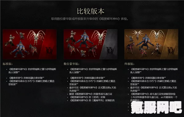 暗黑破坏神4各区服价格介绍