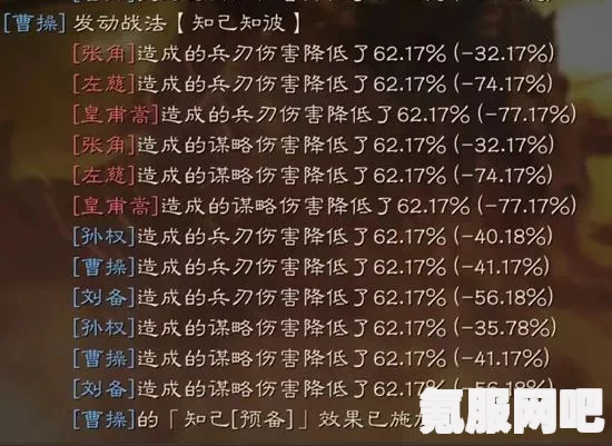 三国志战略版，知己知彼战法的深度解析与评测