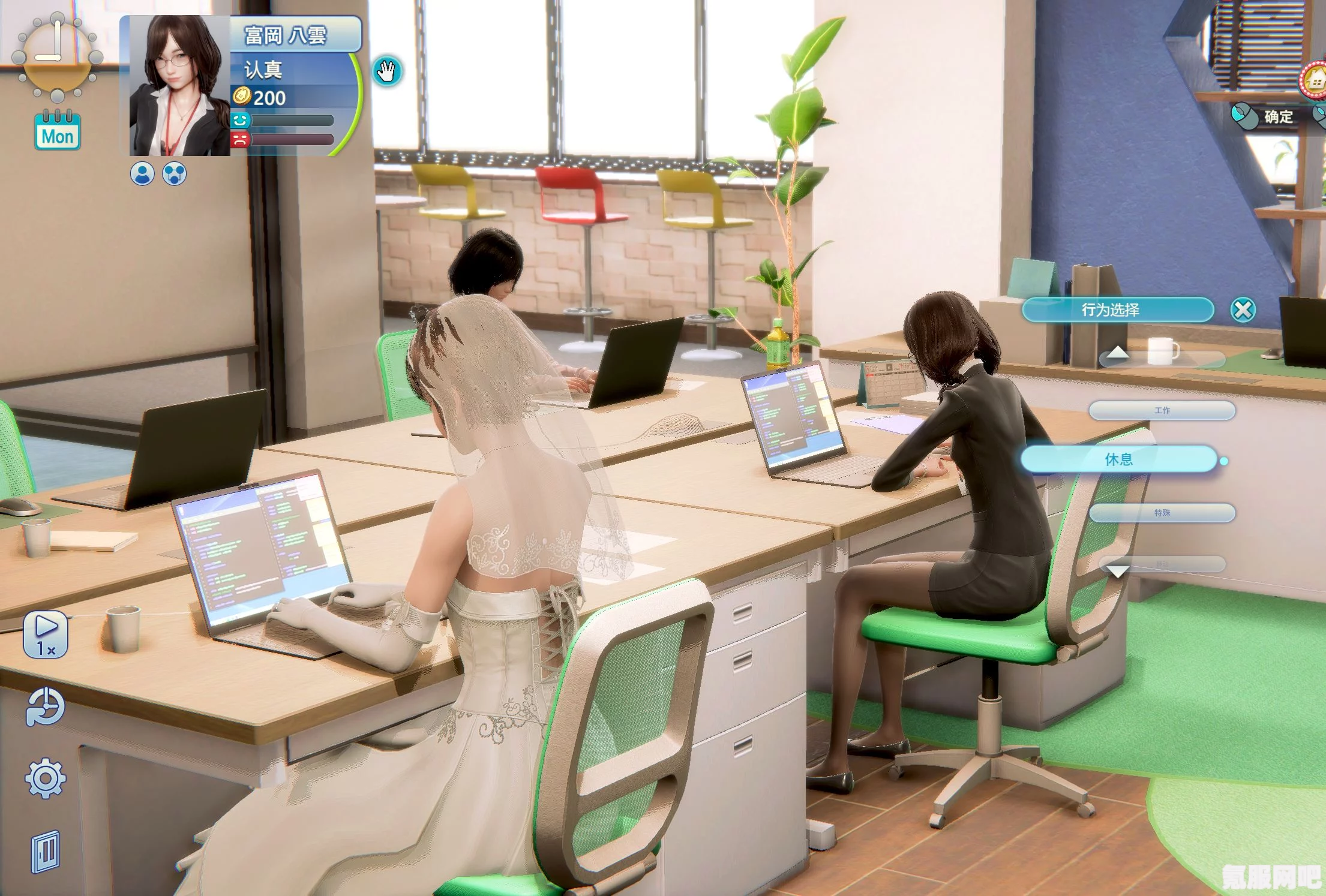 Roomgirl战术解析，如何实施二打一策略？职场少女的多人作战指南