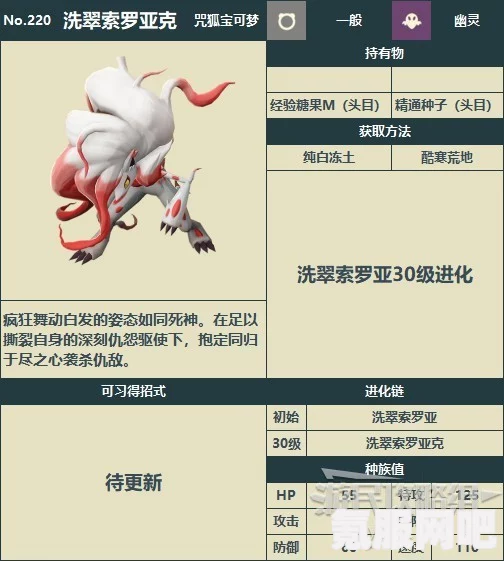 宝可梦传说阿尔宙斯洗翠地区宝可梦种族值详解