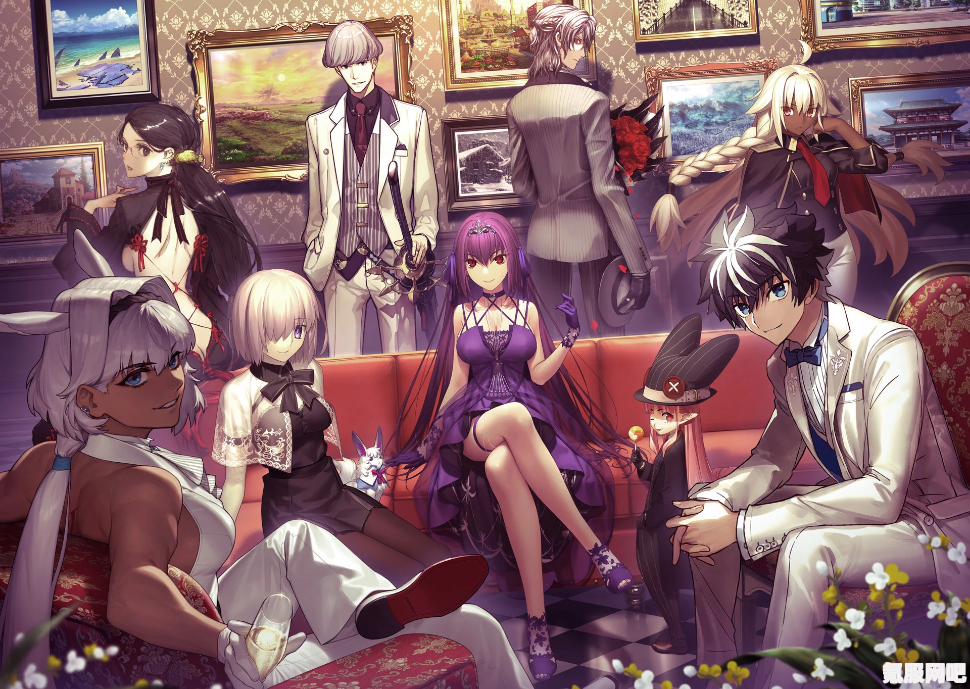 FGO国服八周年主视觉图的细节深度解读