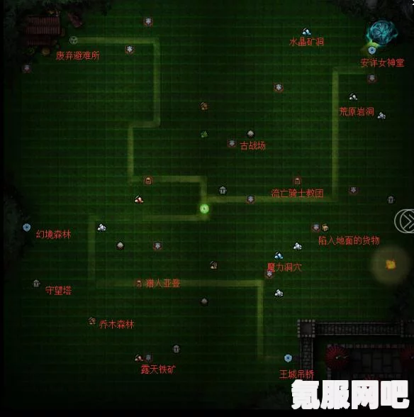 Dread Hunger入门指南，探索入口地图攻略详解