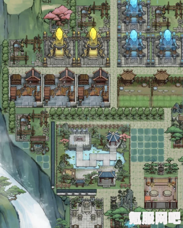 我的门派宗门建筑布局思路分享