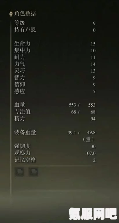 艾尔登法环人物能力值加点深度解析与影响概览 艾尔登法环人物能力值加点深度解析与影响概览