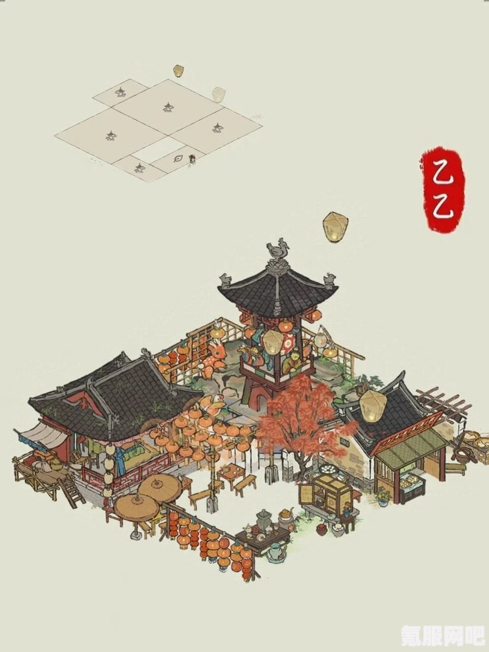 江南百景图河灯系列建筑介绍