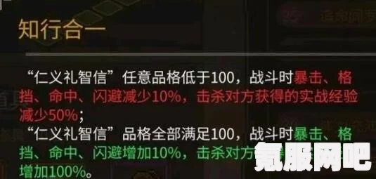 大侠立志传天赋强度解析，探寻最强天赋的秘密