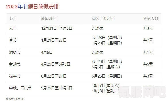 清明节放假安排，一天假期，不调休