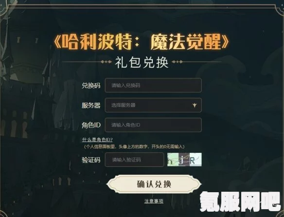 哈利波特魔法觉醒兑换码入口详解及兑换流程
