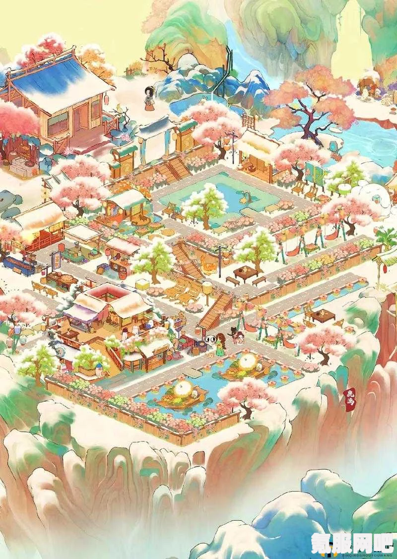 桃源深处有人家，尺鲤廊桥与桃源长廊观雪的布局艺术
