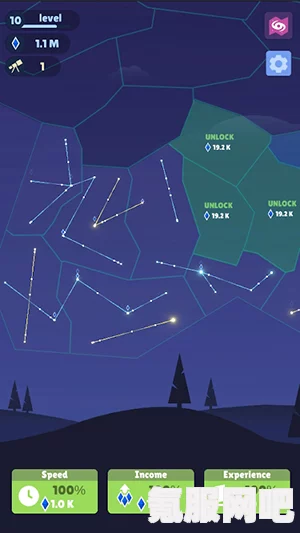 星运连连第20关攻略指南，星星相连图文详解
