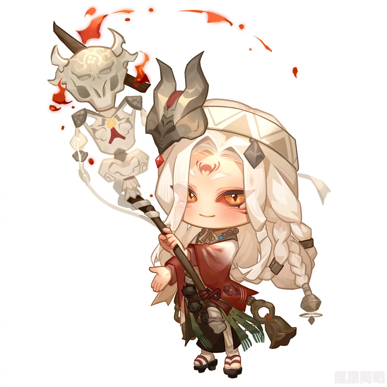 阴阳师手游，鬼使白巫吟祷祝深度解析与鼠年焕新裳鬼使白皮肤揭秘