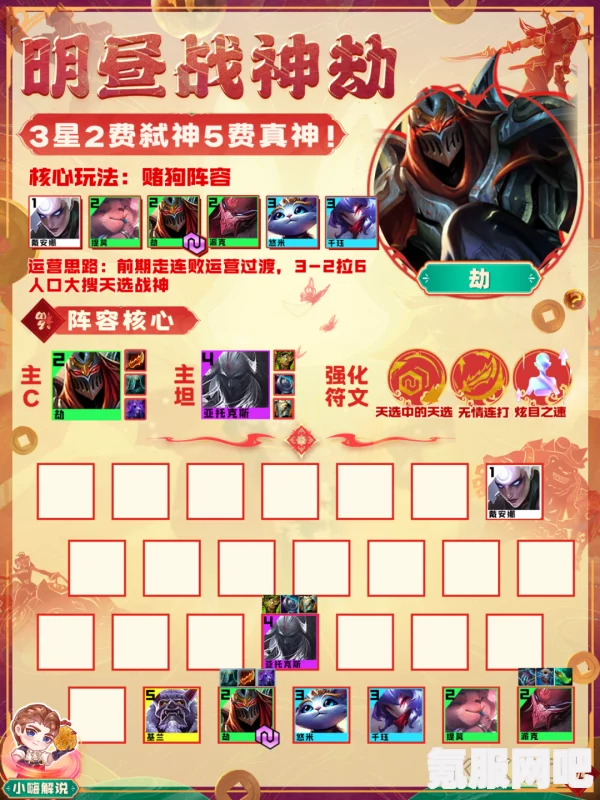 金铲铲之战福星版，明昼夜影劫阵容攻略及玩法详解