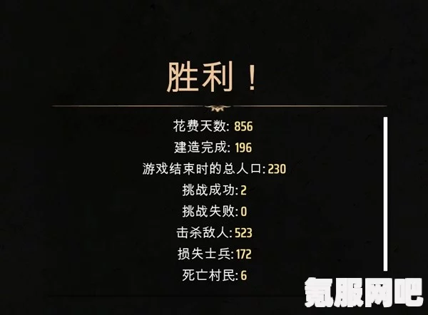 庄园领主重建和平困难难度攻略详解