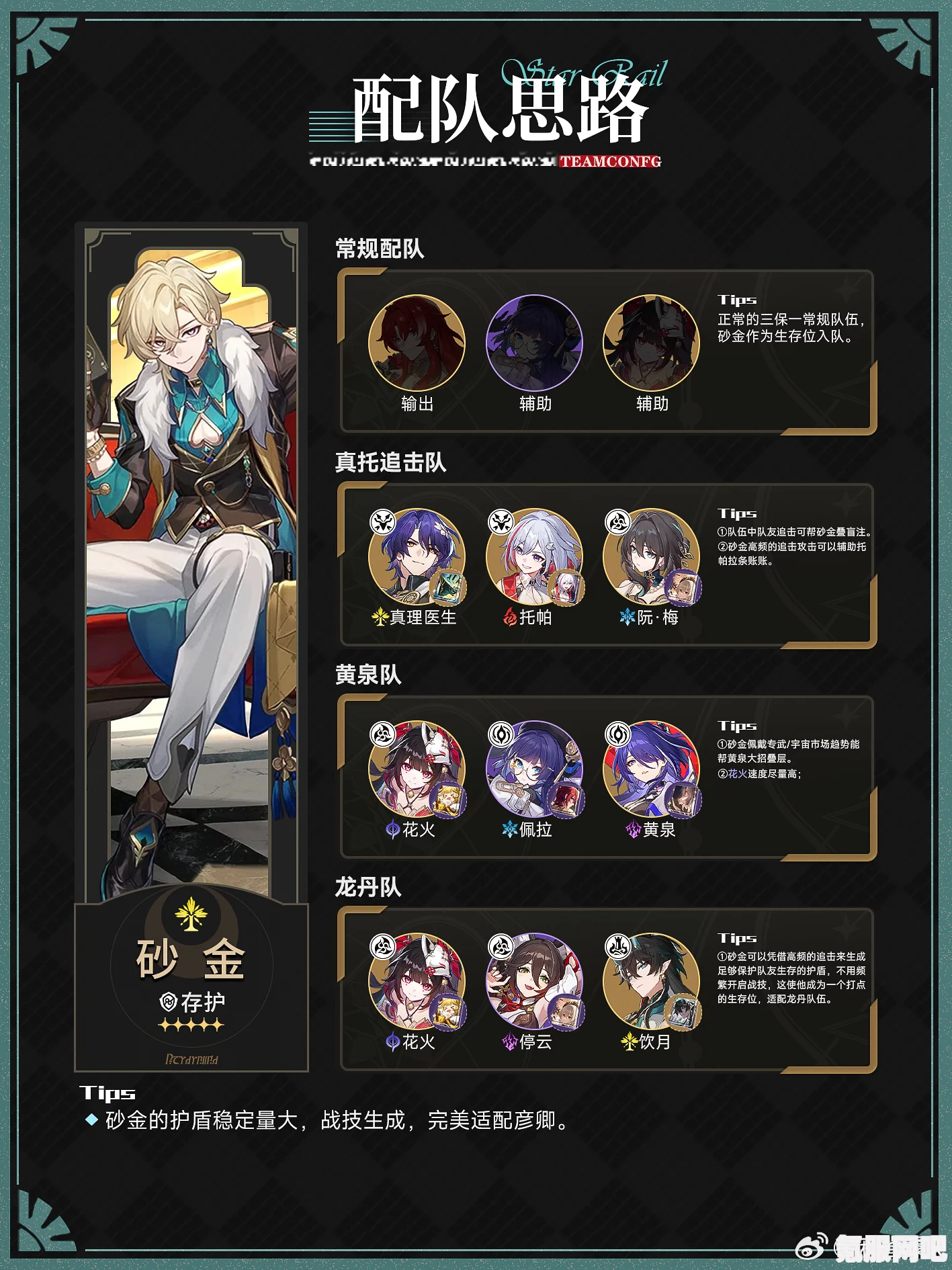 崩坏星穹铁道砂金行迹加点攻略及推荐