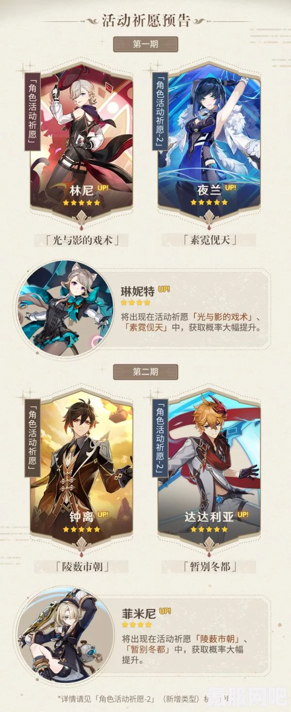 原神4.6前瞻直播活动大盘点，全新版本活动一览