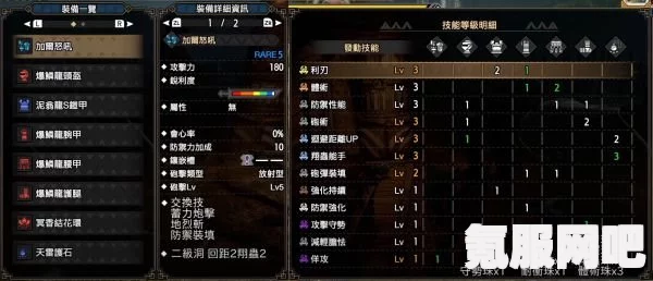 怪物猎人崛起3.2版铳枪各流派配装攻略