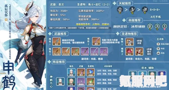 原神申鹤天赋升级攻略，顺序与技巧详解
