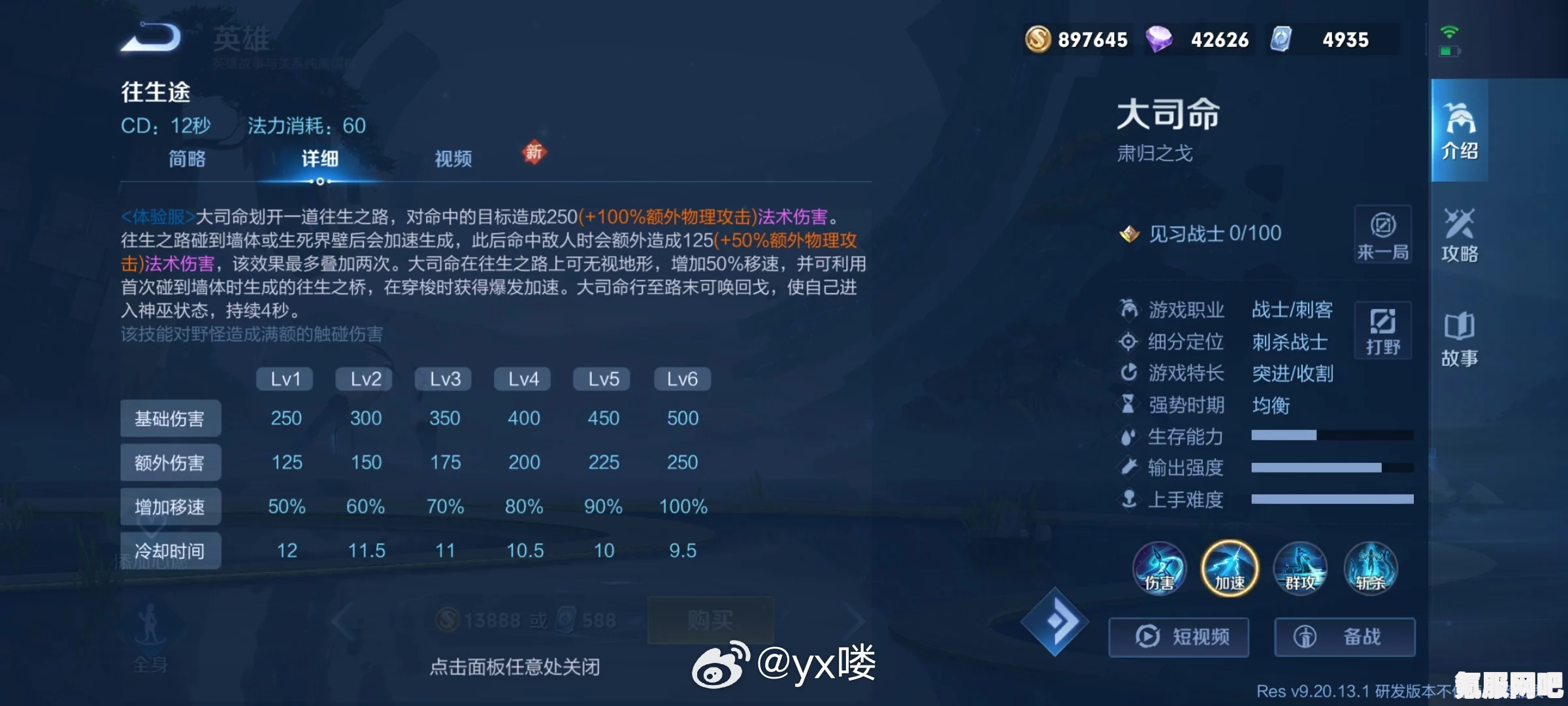 王者荣耀大司命全方位玩法攻略