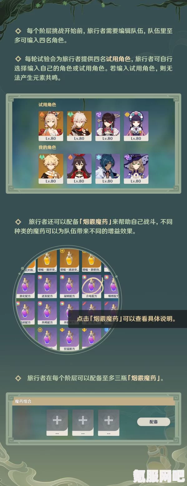 原神魔药研析第三层强化样本通关攻略