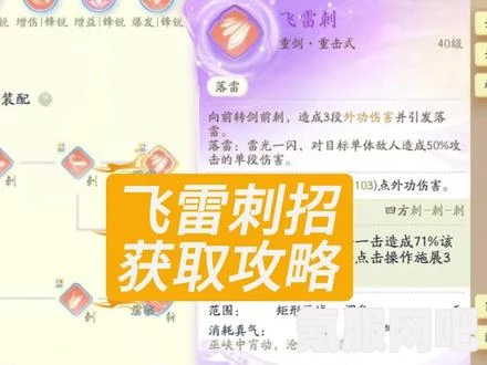 射雕英雄传中的飞雷刺技能获取攻略及问答环节