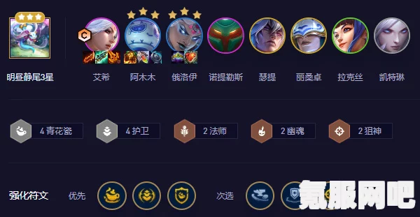 金铲铲之战S11青瓷寒冰阵容搭配攻略