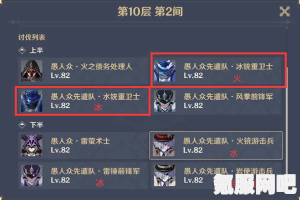 原神2.5版本深渊怪物详解，深渊12层怪物全面解析