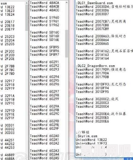 上古卷轴5天际控制台代码大全，秘籍与指令分享