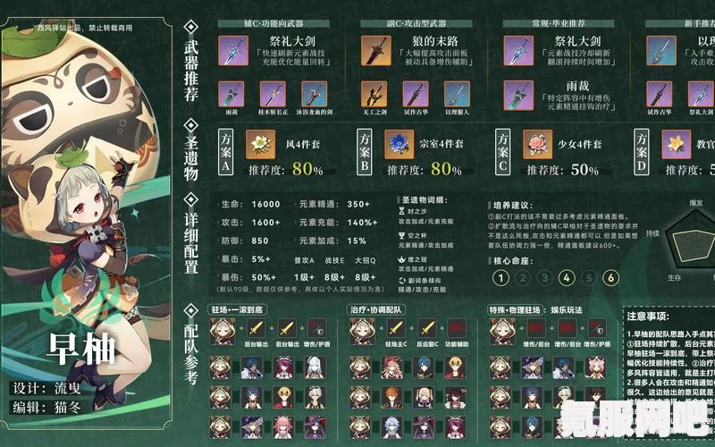原神早柚，值得培养的角色解析与体验分享