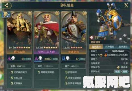 文明与征服，亚历山大全面攻略及培养建议