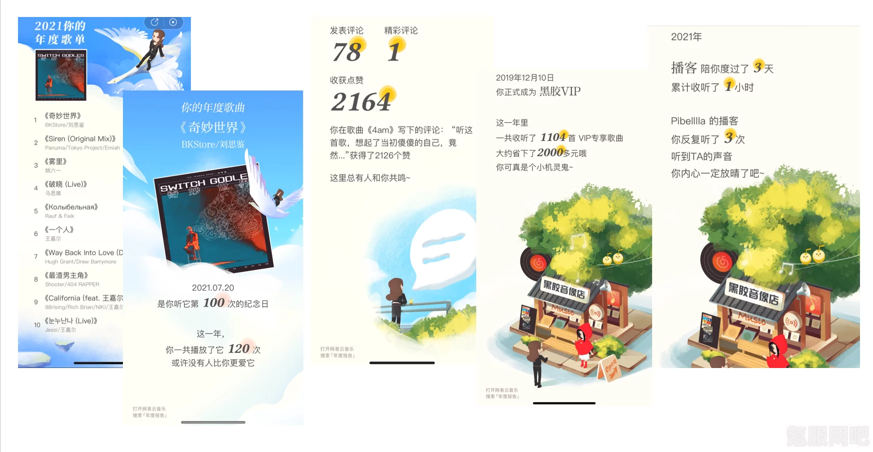 如何找到网易云音乐的年度报告，2021年度回顾指南