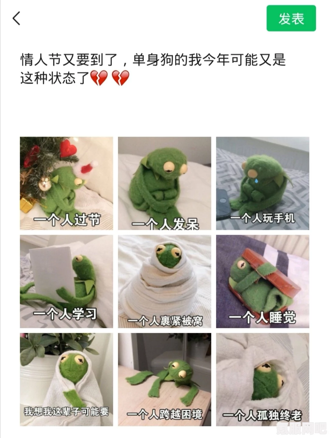 情人节，单身狗的独特朋友圈风采