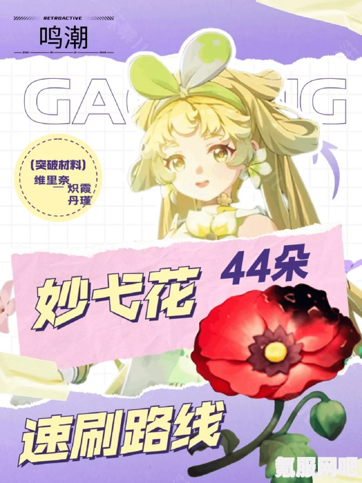 鸣潮妙弋花采集路线图详解，44朵妙弋花的寻访之旅