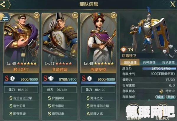 文明与征服，兵种升级策略详解