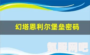 幻塔恩利尔堡垒与pdw1密码揭秘攻略大全