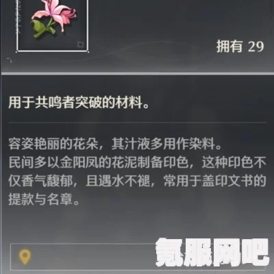 鸣潮金阳凤采集路线详解与寻找指南