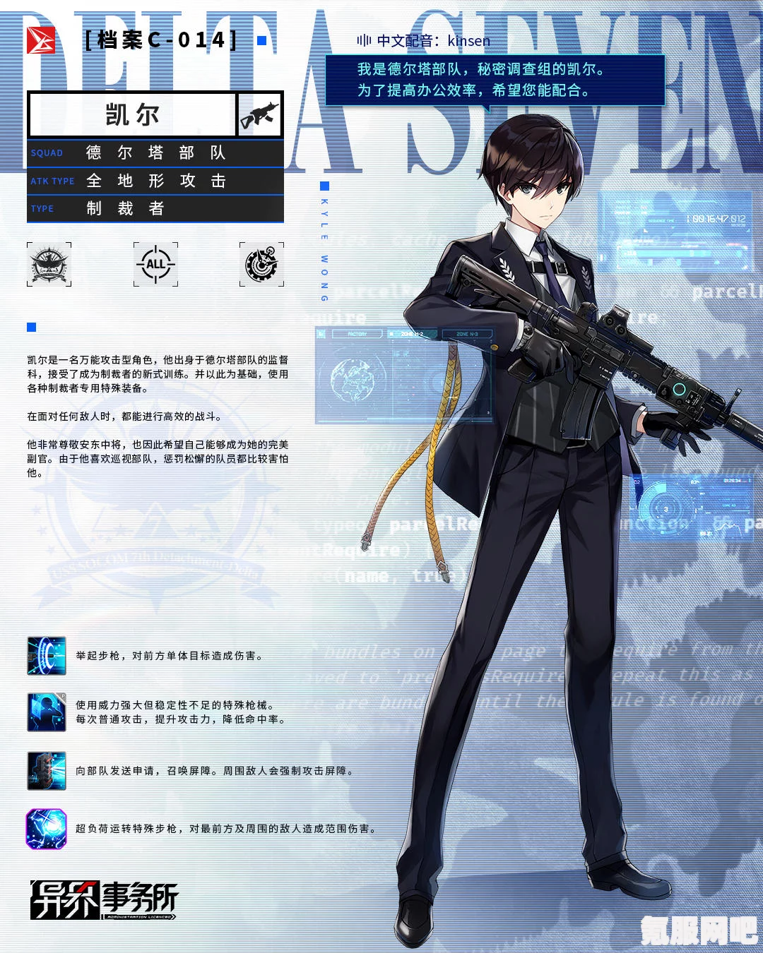 异界事务所埃德尔强度解析与技能属性详解