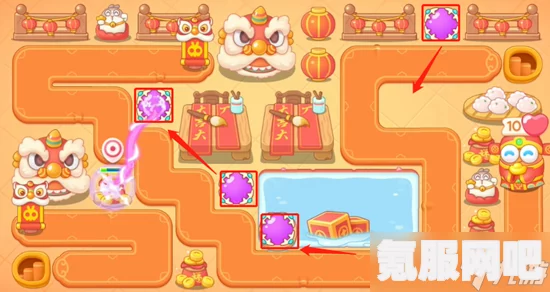 保卫萝卜4福神大作战第五关攻略详解