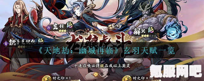 天地劫最强战斗组合打造，玄羽技能与魂石搭配攻略解析