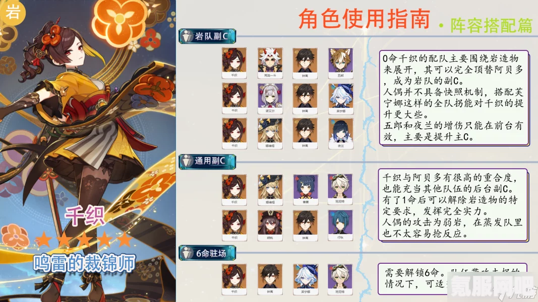 原神千织机制深度推测与人物设定全面介绍